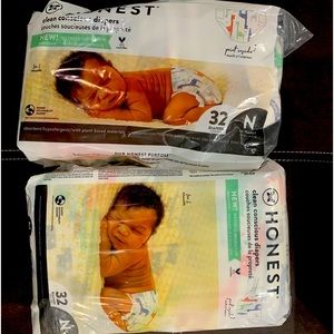 Honest Company Newborn Diapers Unopened-2packs